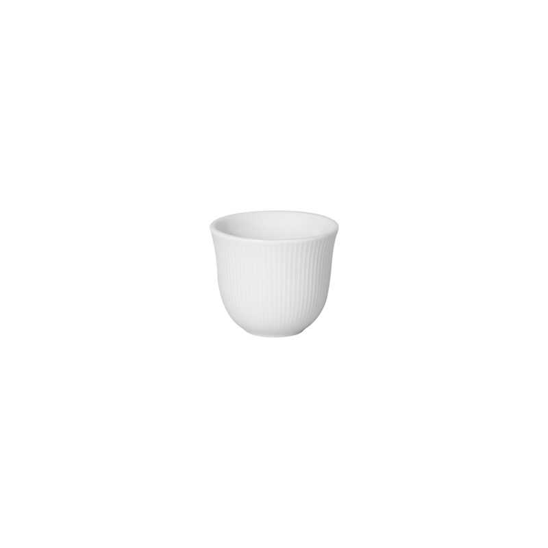Embossed Tasting Cup 80ml White