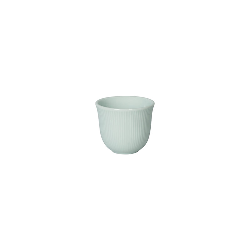 Embossed Tasting Cup 80ml Celadon Blue