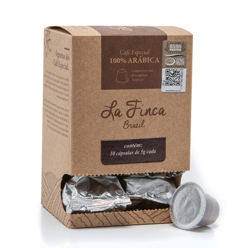 Café Especial La Finca Brazil em Cápsula - 10 unidades