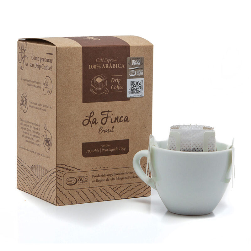 Café Especial La Finca Brazil - Drip Coffee 10 unidades